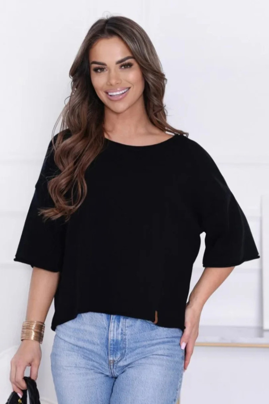 NILDA SWEET černá OVERSIZE