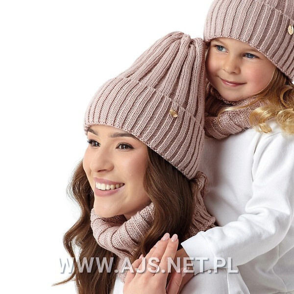 AJS 50-223 Dámská čepice+golfový set černá 52-56 cm