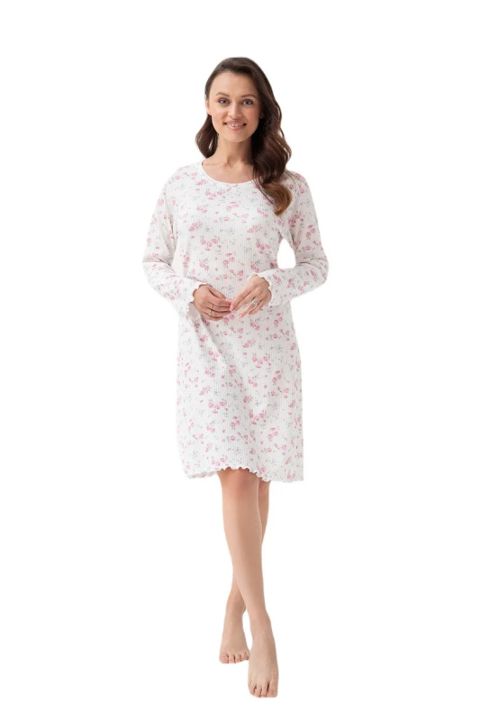 Dámská noční košile 191 J/24 3XL modrá XXXL