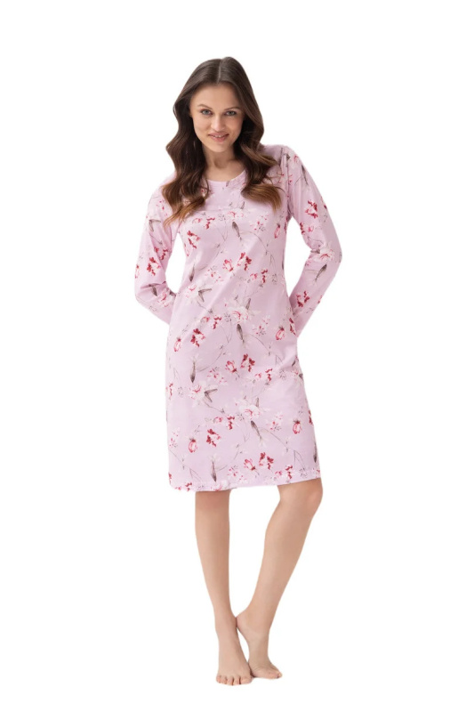 Dámská noční košile 200 J/24 3XL růžová XXXL