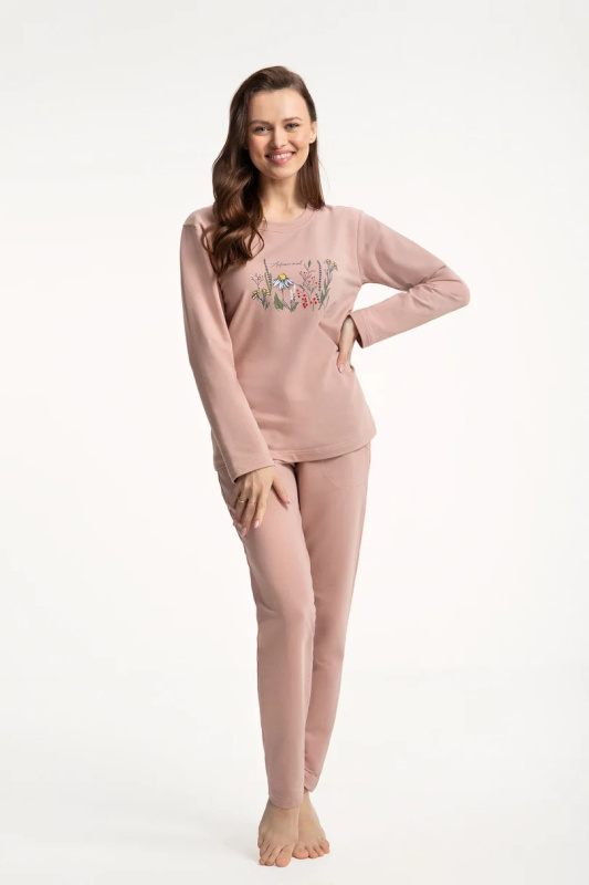 DÁMSKÁ TEPLÁKOVÁ SOUPRAVA 312 Růžová M