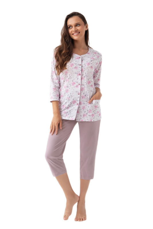 DÁMSKÉ PYŽAMO 388 3XL J/25 BLUE XXXL