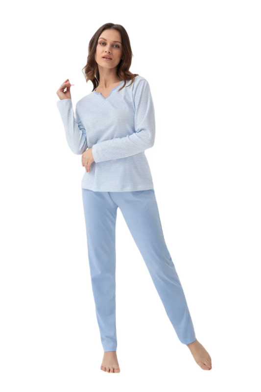 Dámské pyžamo 395 3XL J/24 modrá XXXL