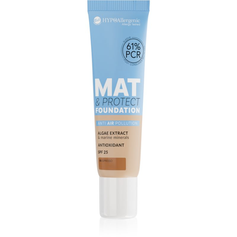 Bell Hypoallergenic dlouhotrvající matující make-up SPF 25 odstín 08 Espresso 30 g