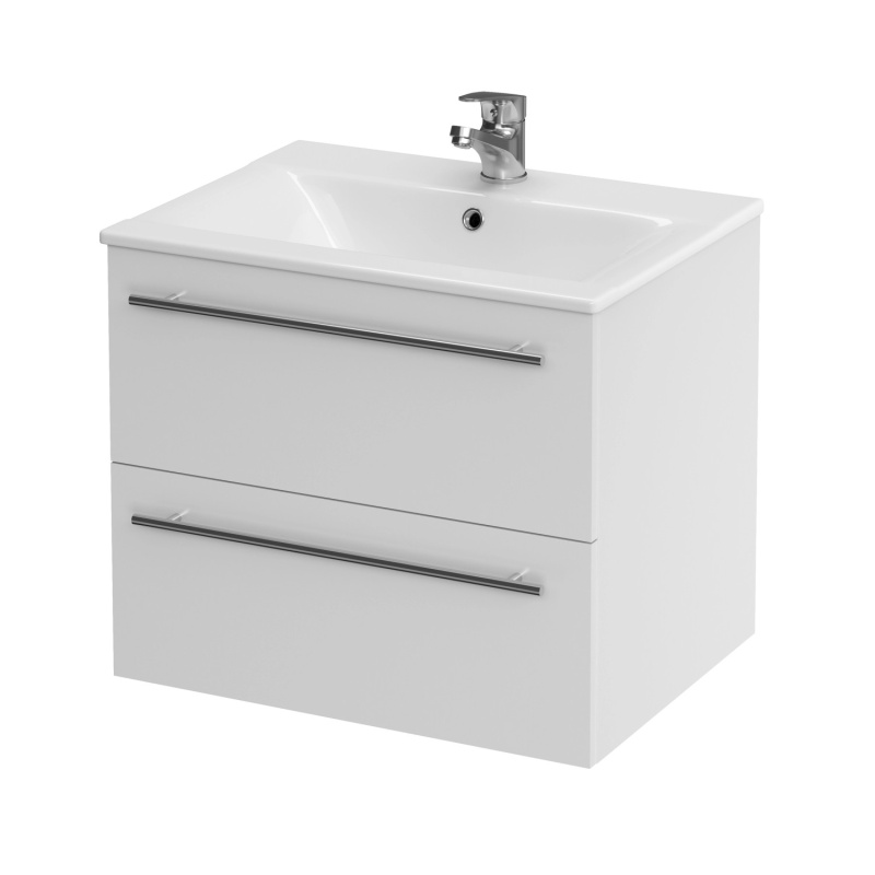 Cersanit Set 664 skříňka Elisa 50 s umyvadlem Ontario 50 bílá (S801-095-DSM)