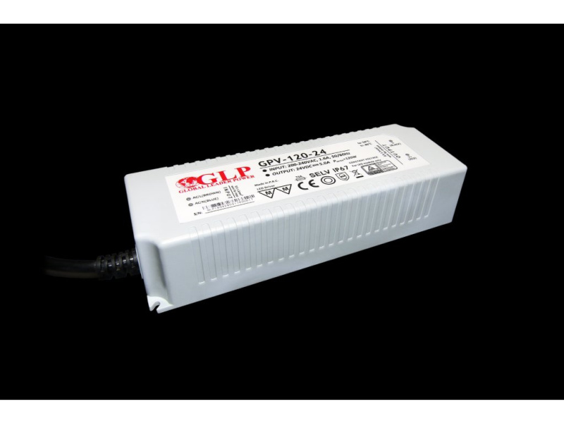 GLP GPV, 120W LED zdroj GPV-120-24, 5A, 24V