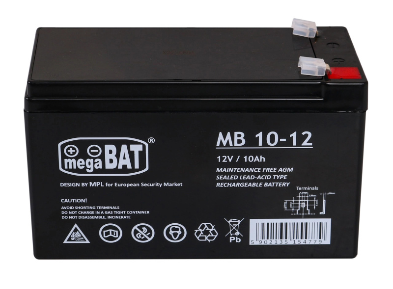 Gelová baterie 12V/10Ah pro dětská elektrická vozidla - Náhradní díl