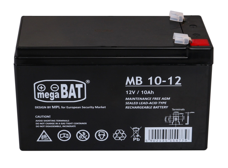 Gelová baterie 12V/10Ah pro dětská elektrická vozidla - Náhradní díl