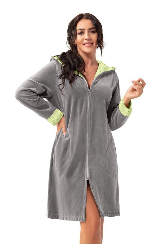 DÁMSKÝ ŽUPAN FR-373 GREY+LIMON M