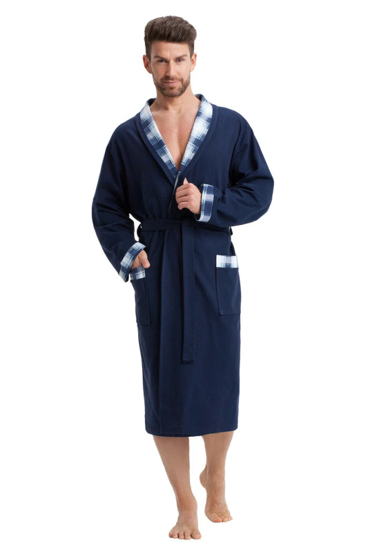 PÁNSKÝ BAVLNĚNÝ ŽUPAN FR-005 mélange 3XL