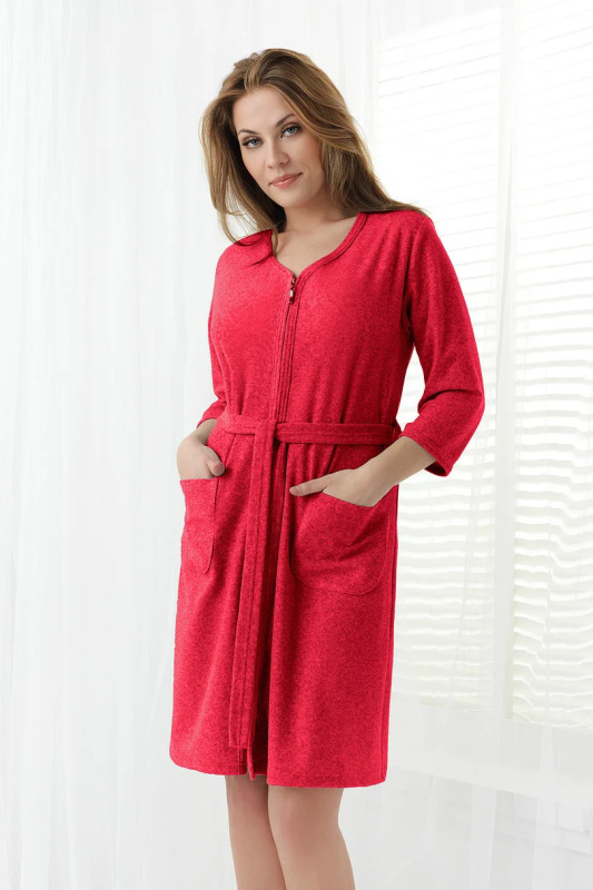 Dámský župan FR-079 švestka 2XL