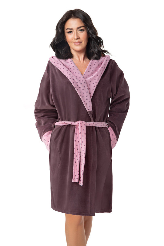 DÁMSKÝ ŽUPAN FR-131 J/25 tmavá švestka M