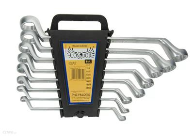 Sada očkových klíčů, hluboce vyhnutých