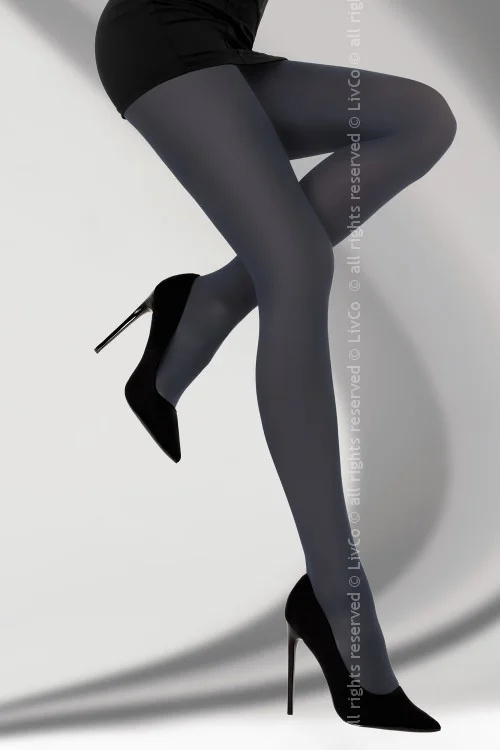 Punčocháče Clamancea 60 DEN Navy Blue - LivCo Corsetti 2-S