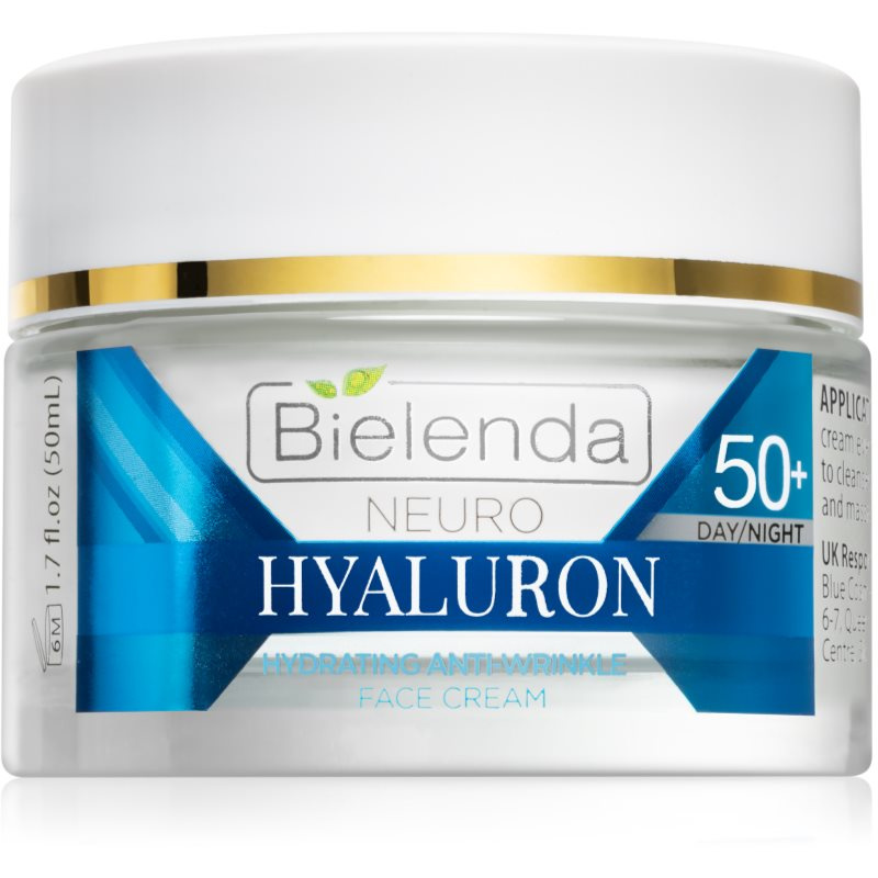 Bielenda Neuro Hyaluron hydratační pleťový krém na den i noc 50+ 50 ml