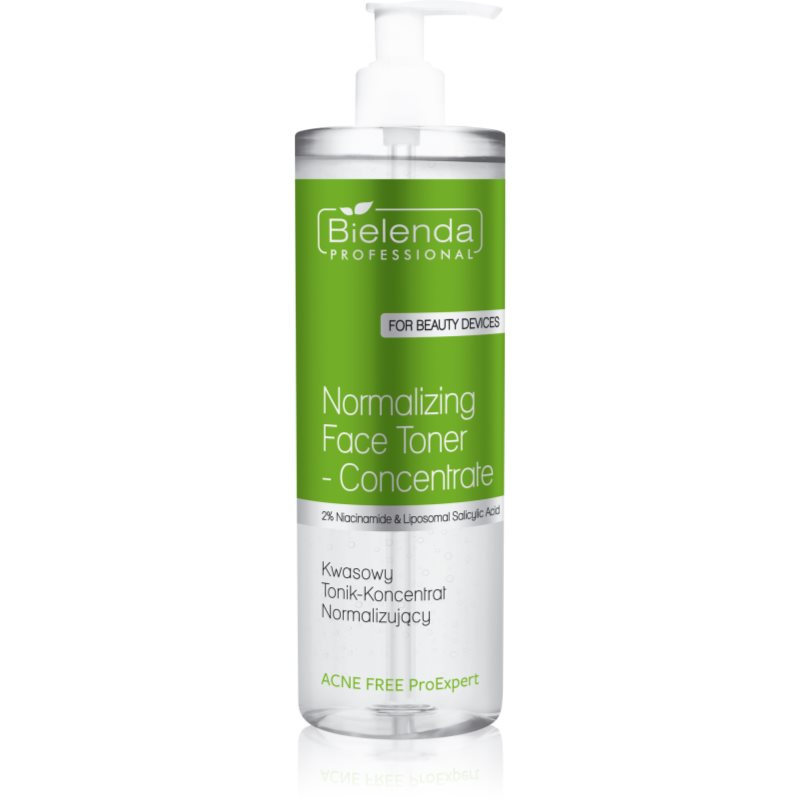 Bielenda Professional Acne Free ProExpert zklidňující tonikum pro pleť s nedokonalostmi 500 ml