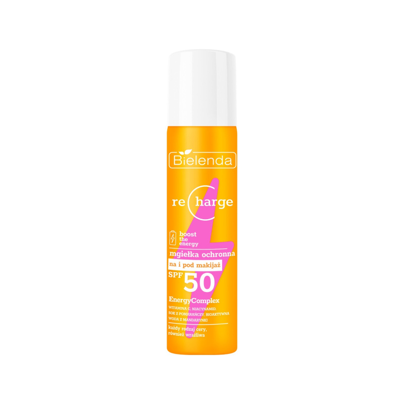 BIELENDA RECHARGE Ochranný mist s SPF 50, 75 ml