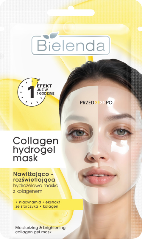 Bielenda Collagen Hydrogel Mask hydrogelová maska s kolagenem 1 ks
