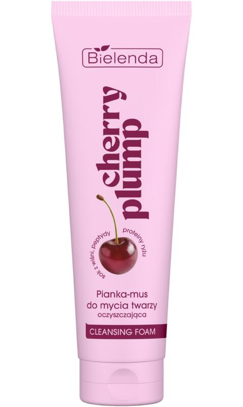 Bielenda Cherry Plump čisticí a odličovací pěna 130 g