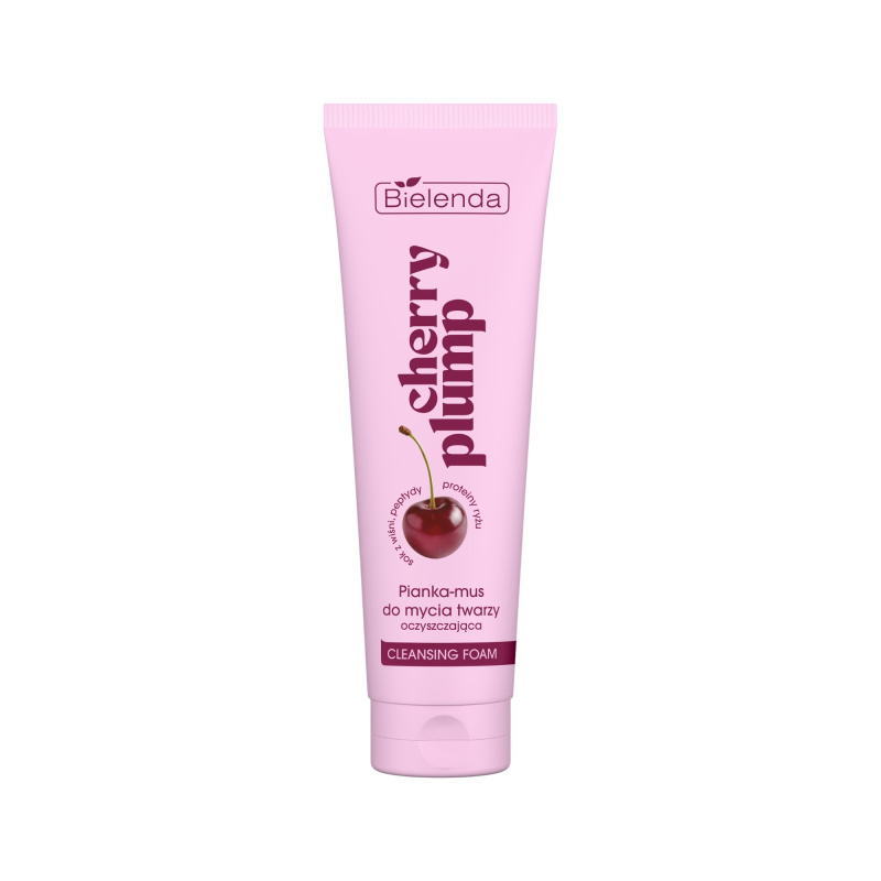 Bielenda Cherry Plump čisticí a odličovací pěna 130 g