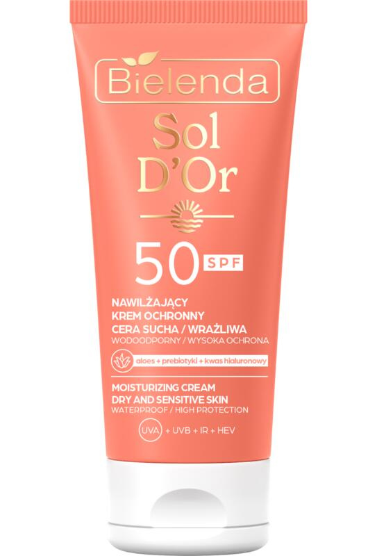 Bielenda Sol D’or opalovací krém na obličej SPF 50 50 ml