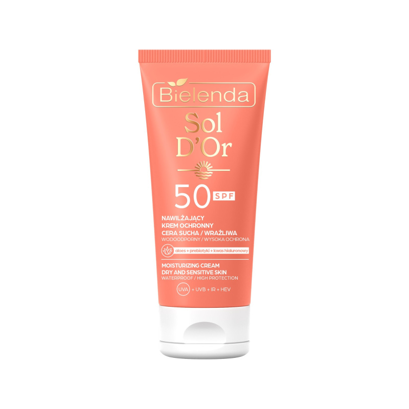 Bielenda Sol D’or opalovací krém na obličej SPF 50 50 ml