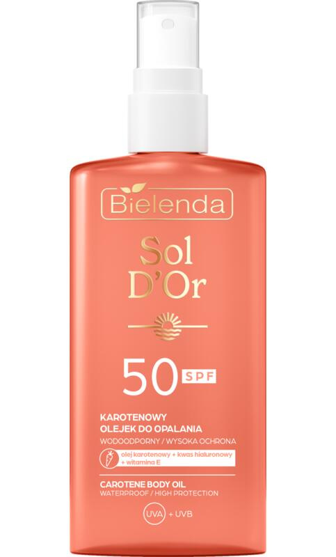 Bielenda Sol D’or olej na opalování ve spreji SPF 50 150 ml