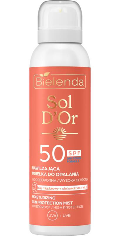 Bielenda Sol D’or opalovací mlha ve spreji SPF 50 100 ml