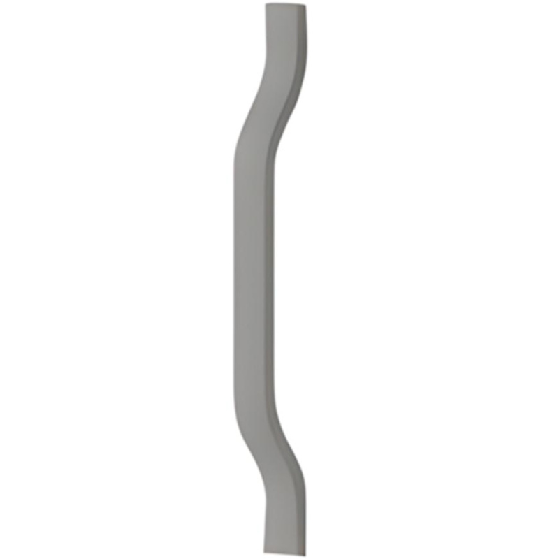 Sada kovových úchytek pro velkou komodu Braga BRK1 šedá