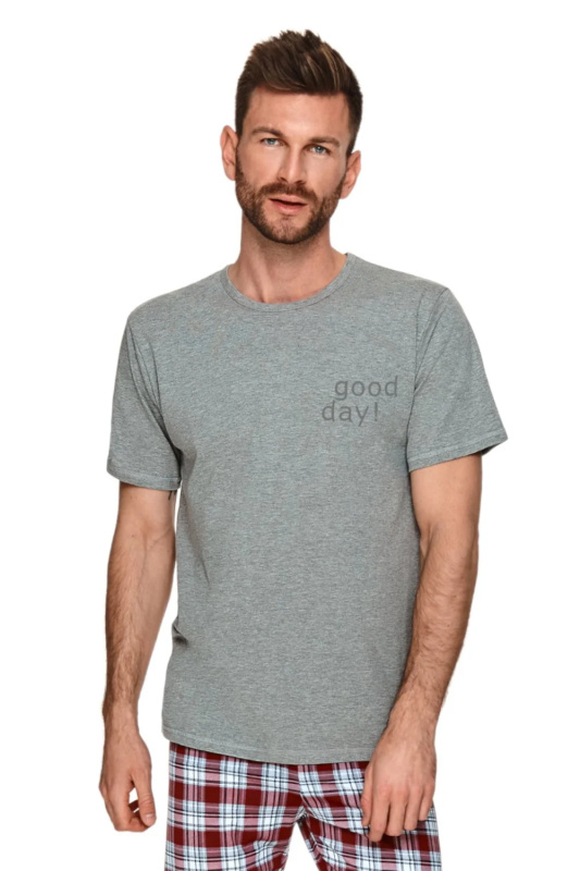 Pánské pyžamo 2731 Fedor  - TARO šedá XXL