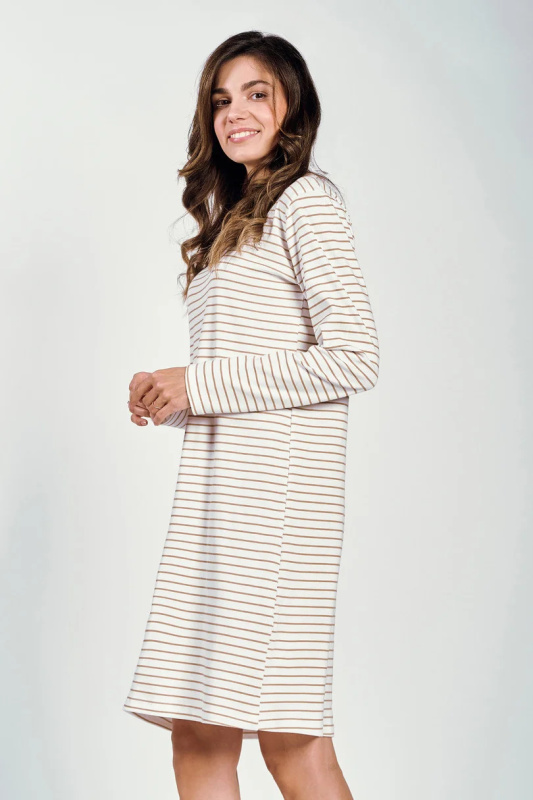 Dámská noční košile Maggie 3227 S-XL béžová S