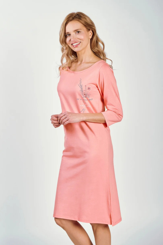 Dámská noční košile Ashley 3242 S-XL korál XL