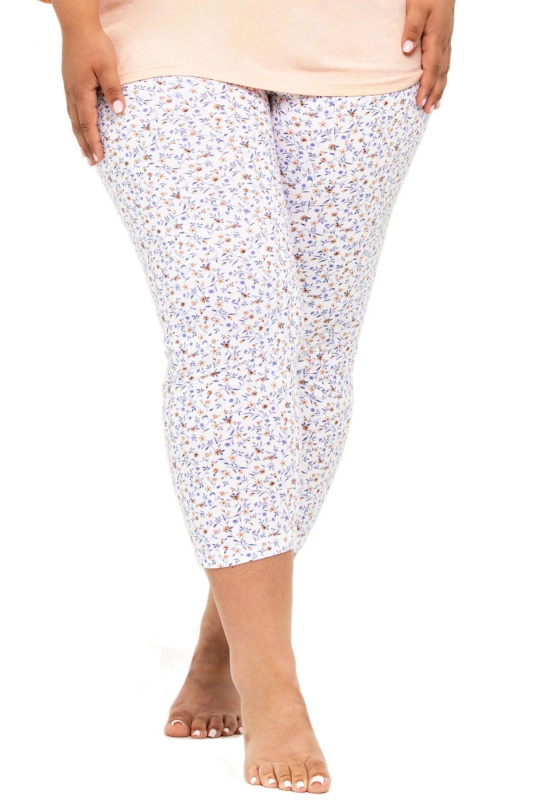 Dámské pyžamo 3257 Ariella peach - TARO lososová 5XL