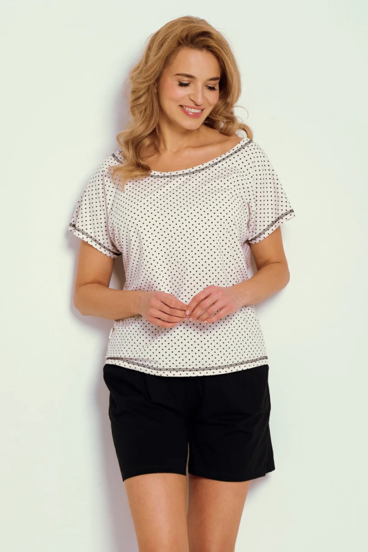 3353 DÁMSKÉ PYŽAMO AYLA S-XL světle růžová S