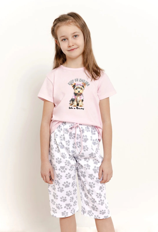Taro Pixie 3388 pyžamo kr/r 92-116 W25 světle růžová 104