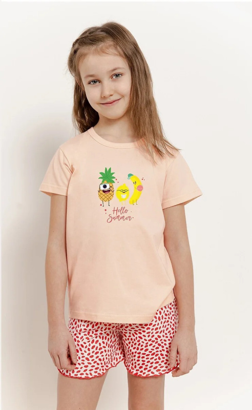 Taro Sweety 3384 pyžamo kr/r 92-116 W25 Meruňka 116