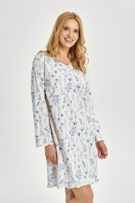 3455 CAROLINE NOČNÍ KOŠILE M-XL bílá XL