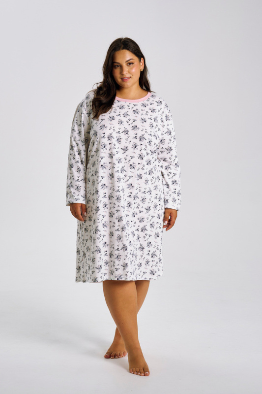 3467 MARTINA NOČNÍ KOŠILE 2XL-4XL bílá 2XL