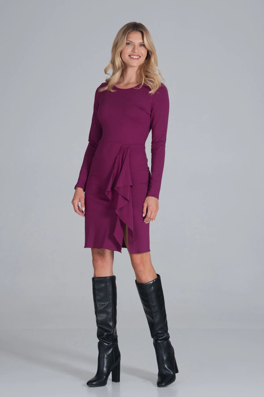 Dámské šaty M839 Fuchsia - Figl  S