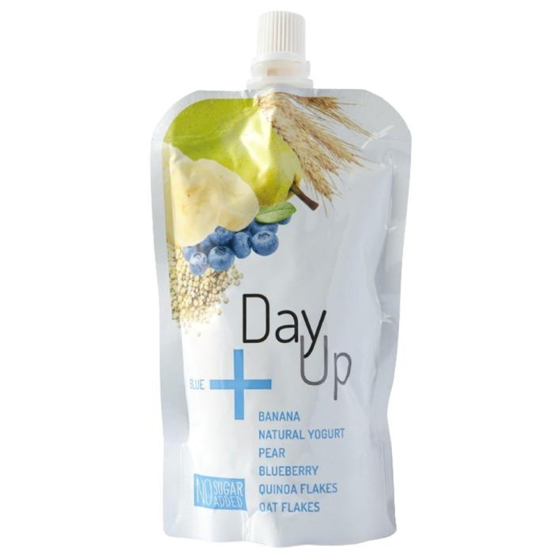 Day up Kapsička banán, hruška, borůvka s jogurtem a cereáliemi