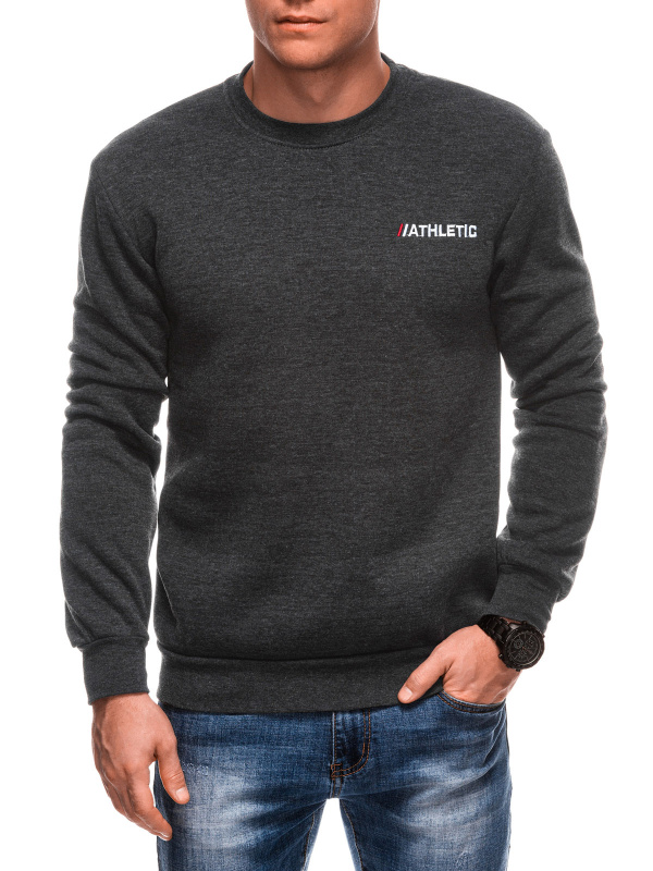 Edoti Men's hoodless sweatshirt