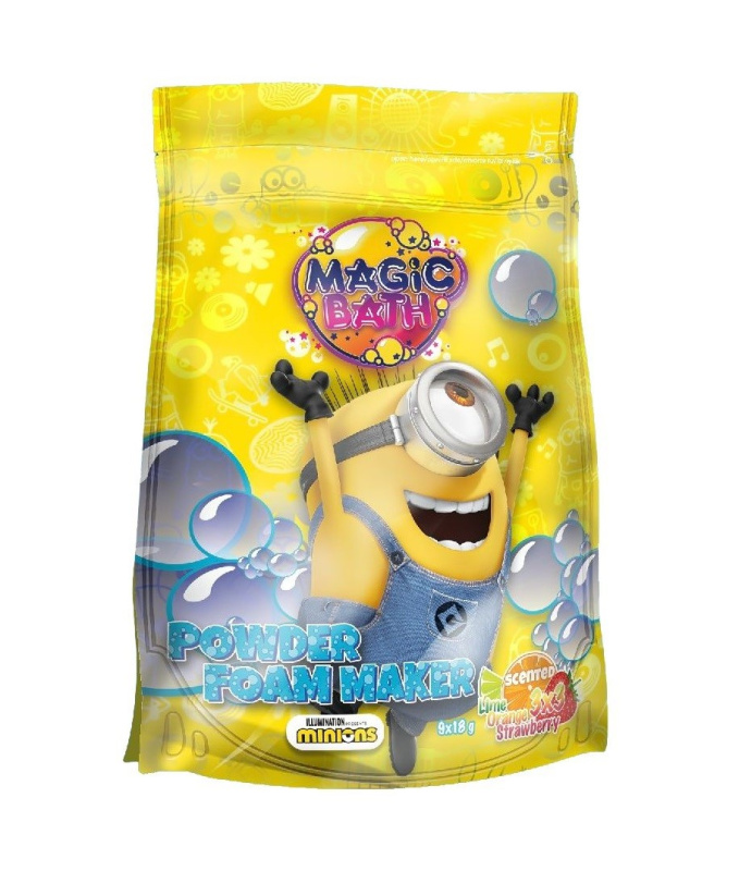 EP Line Pěnové kapsle do vany Minions (Powder Foam Maker) 9 x 18 g