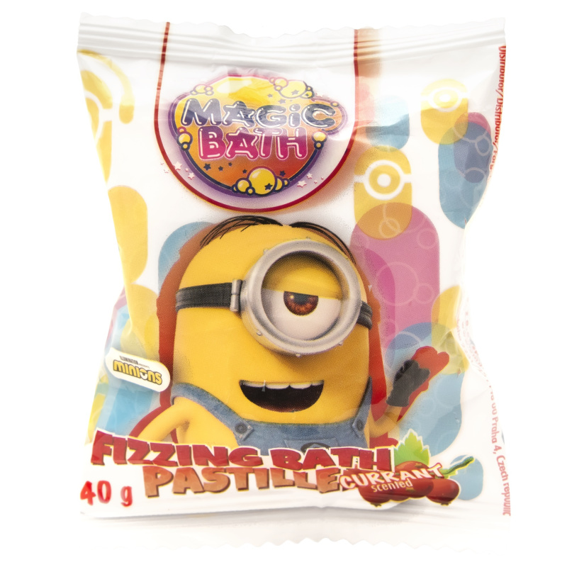 Minions šumivá tableta do vany 40 g mango