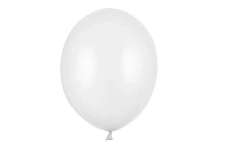 Balónky Strong metalické pure white 30 cm – 50 ks