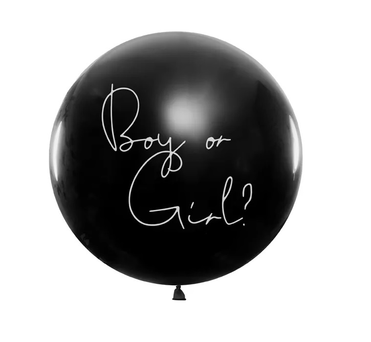 Latexový balon kluk nebo holka? Modrá náplň