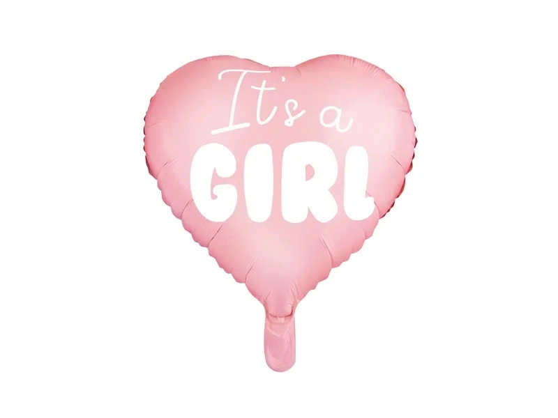 Balonek foliový GIRL růžový