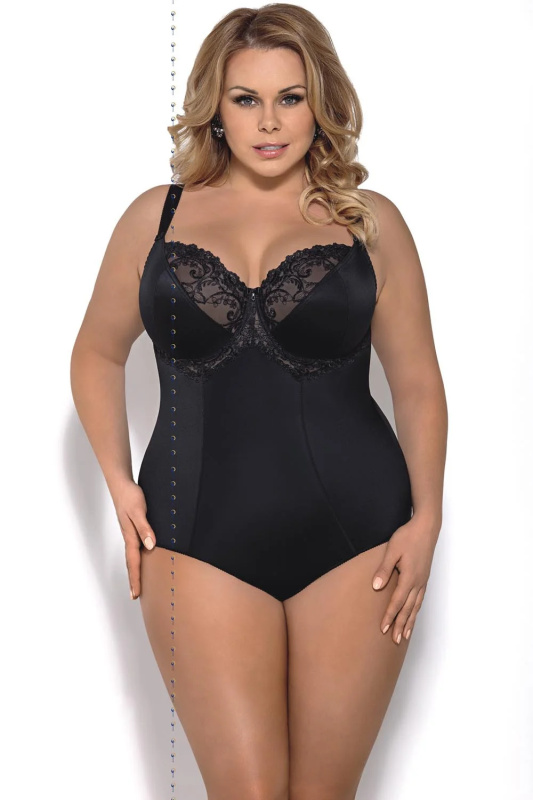 Body Gorsenia K356 Gala - Výprodej Barva: Černá, Velikost: 80G
