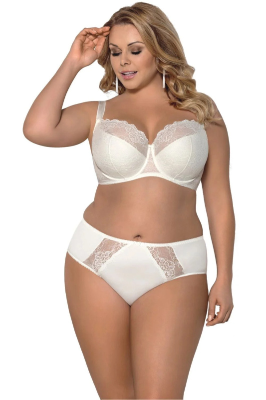 Dámské kalhotky 358 Blanca cream - GORSENIA krémová XL