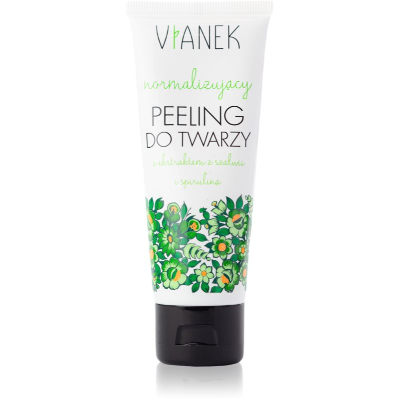 Vianek Normalizing čisticí krémový peeling pro mastnou pleť 90 g