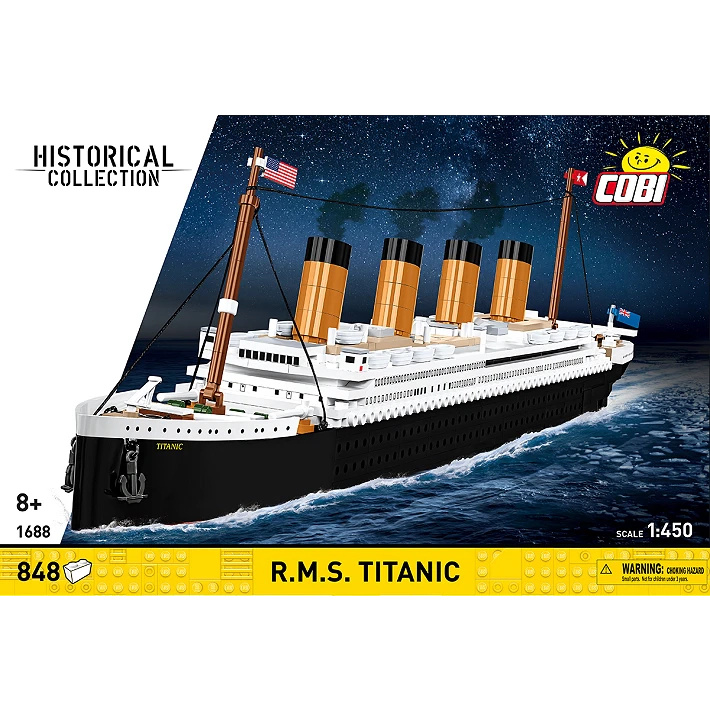 Stavebnice RMS TITANIC 1:450, 848 dílků